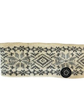 Ice Wear Icelandic wool and angora Papey unisex Nordic pattern headband one size